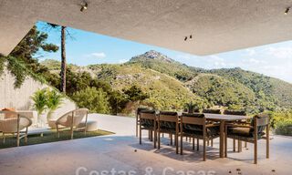 Nouvelle sur le marché! Villa de design avant-gardiste à vendre, en harmonie avec la nature, avec des vues fabuleuses à Benahavis - Marbella 43354 