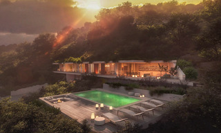 Nouvelle sur le marché! Villa de design avant-gardiste à vendre, en harmonie avec la nature, avec des vues fabuleuses à Benahavis - Marbella 43356 