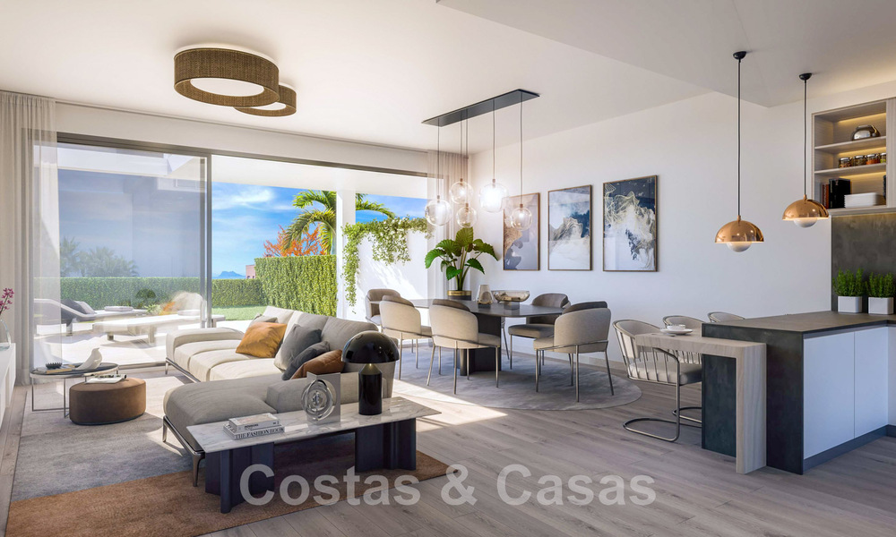 Nouvelles résidences contemporaines à vendre avec vue imprenable sur la mer à Manilva sur la Costa del Sol 43329