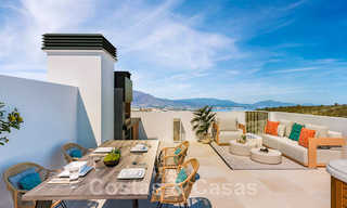 Nouvelles résidences contemporaines à vendre avec vue imprenable sur la mer à Manilva sur la Costa del Sol 43330 