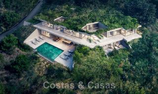 Nouvelle sur le marché ! Villa design innovante à vendre, complètement nichée dans la nature environnante, avec de superbes vues panoramiques à Benahavis - Marbella 43347 