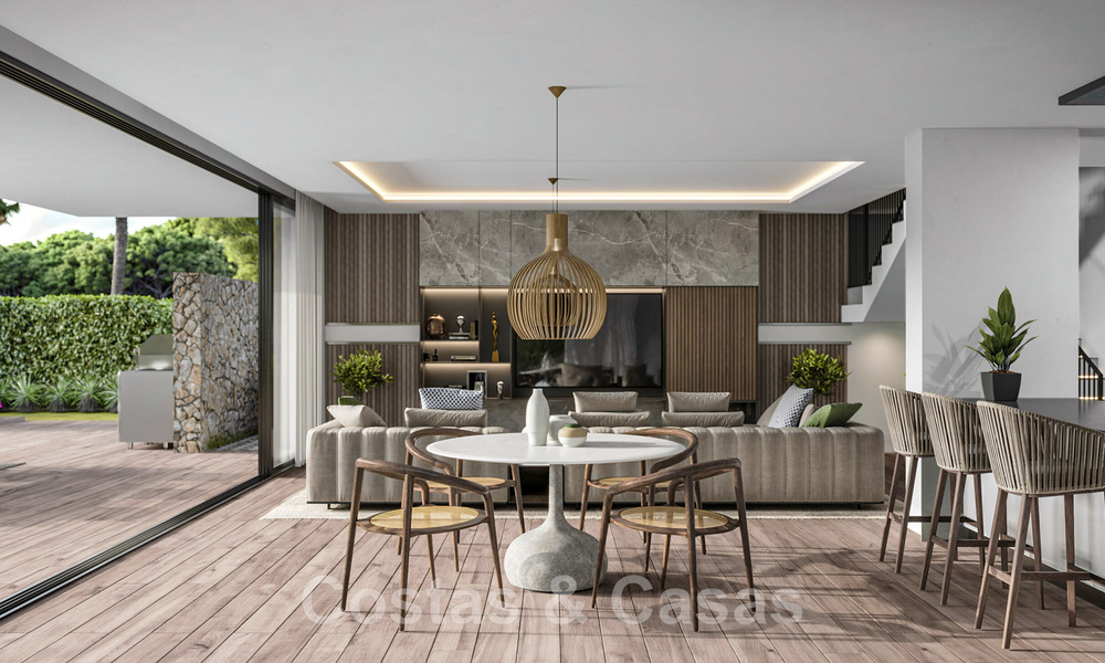 Nouvelles sur le marché ! Villas modernes de luxe à vendre dans un complexe de golf sur le nouveau Golden Mile, entre Marbella et Estepona 43362