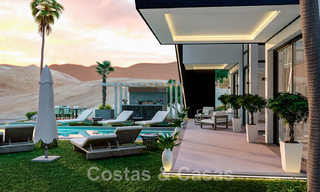 Villas neuves, modernes et luxueuses à vendre, avec jacuzzi sur le solarium, dans une zone de golf exclusive à Benahavis - Marbella 43415 