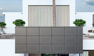 Villas neuves, modernes et luxueuses à vendre, avec jacuzzi sur le solarium, dans une zone de golf exclusive à Benahavis - Marbella 43422 