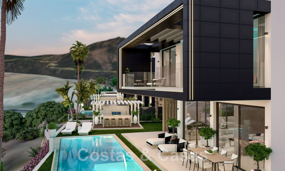 Villas neuves, modernes et luxueuses à vendre, avec jacuzzi sur le solarium, dans une zone de golf exclusive à Benahavis - Marbella 43428