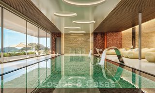 Nouvelles villas de luxe modernistes à vendre, avec beaucoup d'intimité et vue sur la mer, dans une communauté surveillée sur les collines de Marbella 52444 