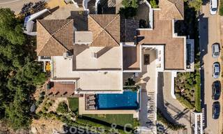 Villa contemporaine de luxe à vendre, située en position élevée avec vue panoramique sur la mer, à Marbella Est 43865 