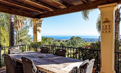 Spacieuse villa méditerranéenne à vendre avec vue sur la mer dans le Resort La Zagaleta à Marbella - Benahavis 43968