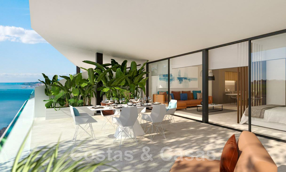 Appartements de luxe durables à vendre dans un emplacement privilégié avec vue panoramique sur la mer, situés entre Benalmadena et Fuengirola - Costa del Sol 43951