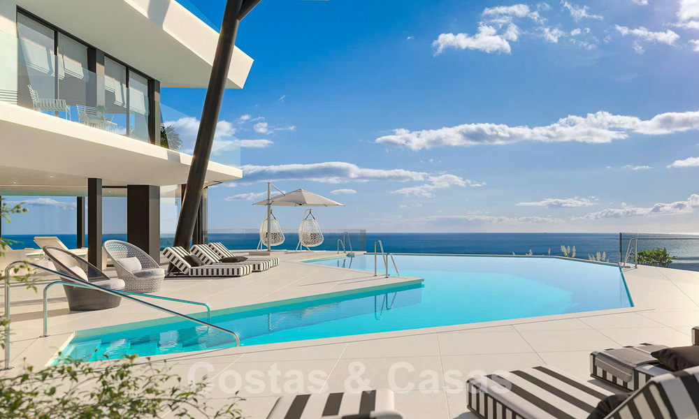 Appartements de luxe durables à vendre dans un emplacement privilégié avec vue panoramique sur la mer, situés entre Benalmadena et Fuengirola - Costa del Sol 51372