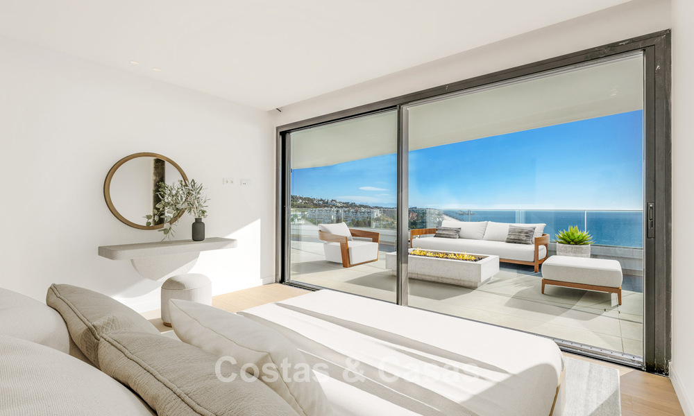 Appartements à vendre dans un emplacement privilégié avec vue panoramique sur la mer entre Benalmadena et Fuengirola - Costa del Sol 804954