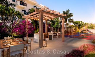 Appartements neufs et modernes à distance de marche de la plage, dans le centre d'Estepona, Costa del Sol 43938 