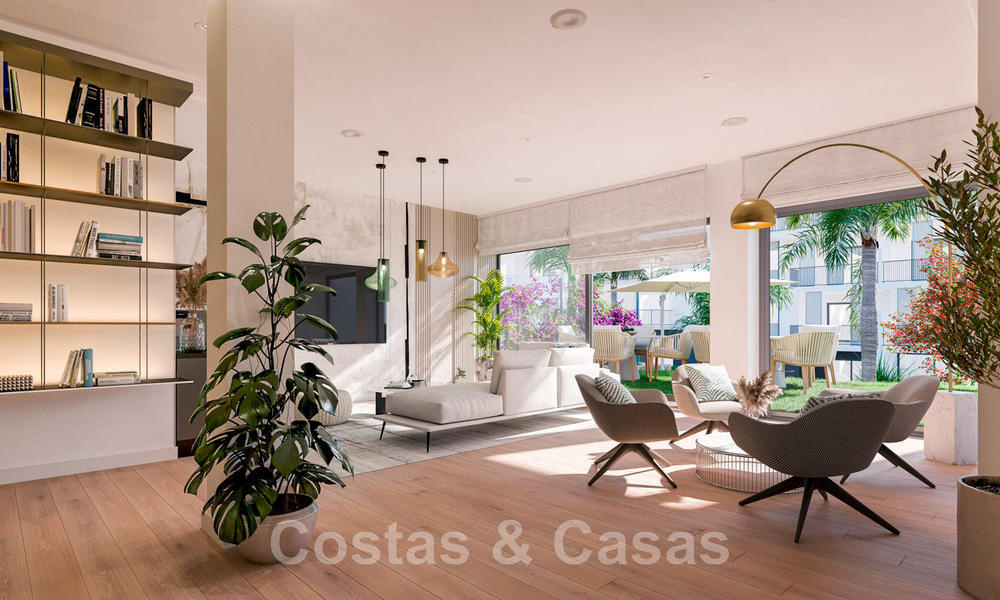 Appartements neufs et modernes à distance de marche de la plage, dans le centre d'Estepona, Costa del Sol 43940