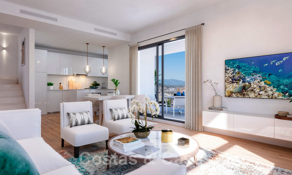 Appartements neufs et modernes à distance de marche de la plage, dans le centre d'Estepona, Costa del Sol 43941