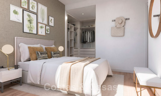 Appartements neufs et modernes à distance de marche de la plage, dans le centre d'Estepona, Costa del Sol 43943 
