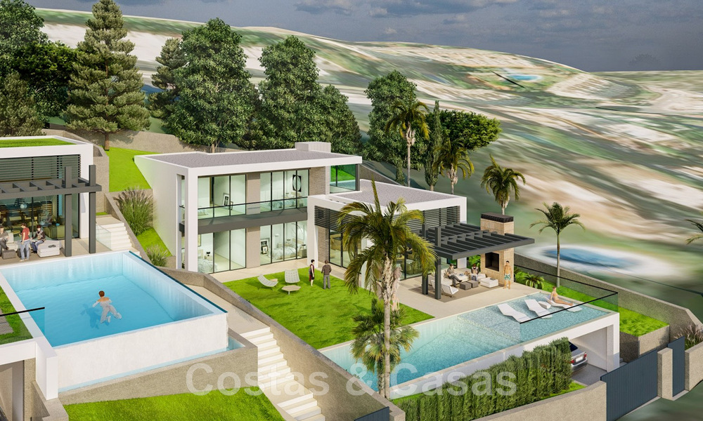 2 Parcelles + projet de construction exclusif à vendre pour une majestueuse villa contemporaine à Nueva Andalucia, Marbella 43912