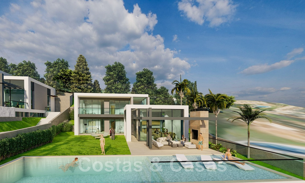 2 Parcelles + projet de construction exclusif à vendre pour une majestueuse villa contemporaine à Nueva Andalucia, Marbella 43913