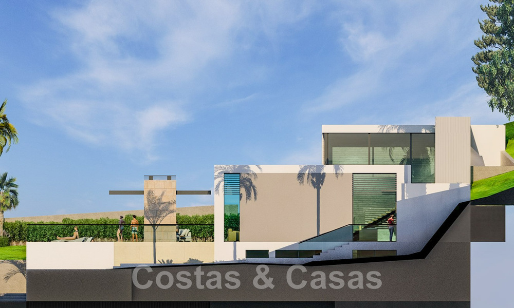 2 Parcelles + projet de construction exclusif à vendre pour une majestueuse villa contemporaine à Nueva Andalucia, Marbella 43918