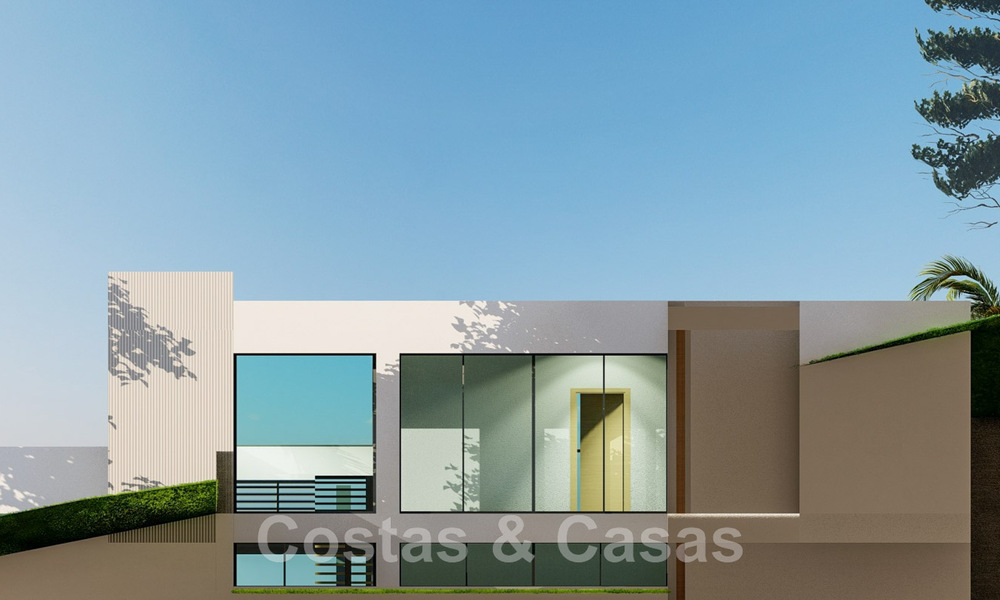 2 Parcelles + projet de construction exclusif à vendre pour une majestueuse villa contemporaine à Nueva Andalucia, Marbella 43920