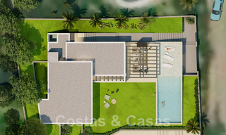 2 Parcelles + projet de construction exclusif à vendre pour une majestueuse villa contemporaine à Nueva Andalucia, Marbella 43921 