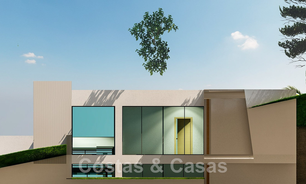 2 Parcelles + projet de construction exclusif à vendre pour une majestueuse villa contemporaine à Nueva Andalucia, Marbella 43922