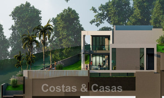 2 Parcelles + projet de construction exclusif à vendre pour une majestueuse villa contemporaine à Nueva Andalucia, Marbella 43923 
