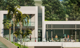 2 Parcelles + projet de construction exclusif à vendre pour une majestueuse villa contemporaine à Nueva Andalucia, Marbella 43924 