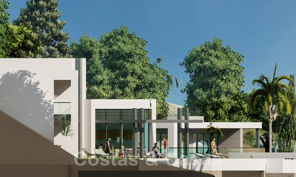 2 Parcelles + projet de construction exclusif à vendre pour une majestueuse villa contemporaine à Nueva Andalucia, Marbella 43925