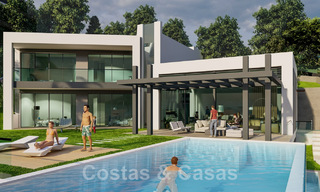 2 Parcelles + projet de construction exclusif à vendre pour une majestueuse villa contemporaine à Nueva Andalucia, Marbella 43930 