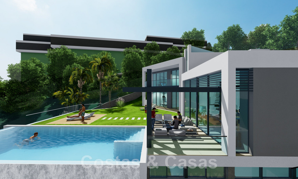 2 Parcelles + projet de construction exclusif à vendre pour une majestueuse villa contemporaine à Nueva Andalucia, Marbella 43933