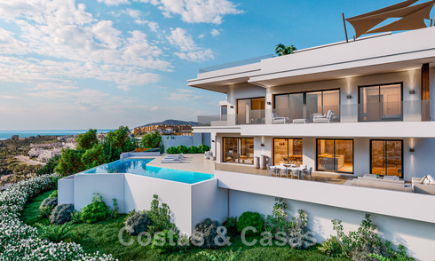 Spectaculaires villas de luxe à vendre, d'architecture contemporaine, situées dans un complexe de golf sur le nouveau Golden Mile entre Marbella et Estepona 43567