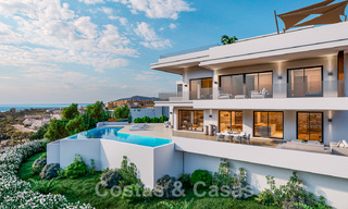 En construction ! 6 Spectaculaires villas de luxe à vendre, d'architecture contemporaine, situées dans un complexe de golf sur le nouveau Golden Mile entre Marbella et Estepona 43567