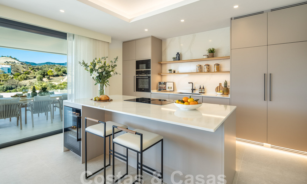 Spectaculaires villas de luxe à vendre, d'architecture contemporaine, situées dans un complexe de golf sur le nouveau Golden Mile entre Marbella et Estepona 63173