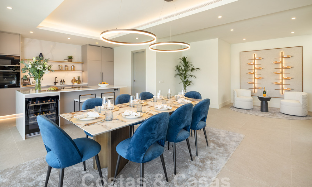 Spectaculaires villas de luxe à vendre, d'architecture contemporaine, situées dans un complexe de golf sur le nouveau Golden Mile entre Marbella et Estepona 63174