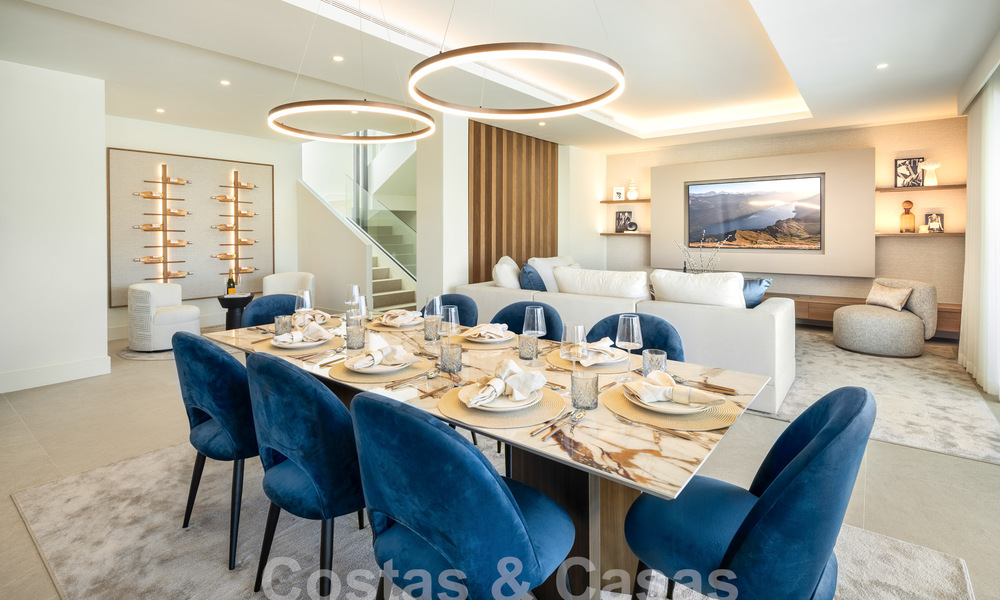Spectaculaires villas de luxe à vendre, d'architecture contemporaine, situées dans un complexe de golf sur le nouveau Golden Mile entre Marbella et Estepona 63175