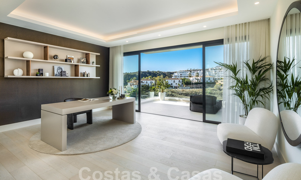 Spectaculaires villas de luxe à vendre, d'architecture contemporaine, situées dans un complexe de golf sur le nouveau Golden Mile entre Marbella et Estepona 63177
