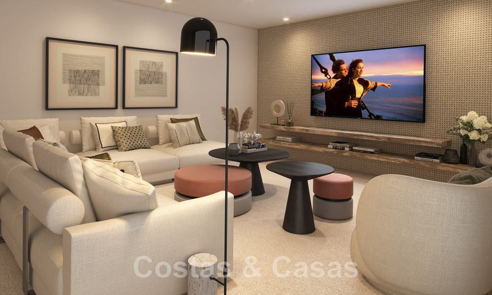 Spectaculaires villas de luxe à vendre, d'architecture contemporaine, situées dans un complexe de golf sur le nouveau Golden Mile entre Marbella et Estepona 63190