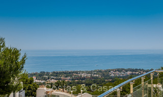 Dernière! Villa de luxe exclusive et architecturale à vendre, avec vue sur la mer, dans le quartier très recherché de Sierra Blanca, sur le Golden Mile de Marbella 43614 