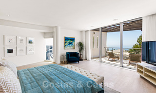 Dernière! Villa de luxe exclusive et architecturale à vendre, avec vue sur la mer, dans le quartier très recherché de Sierra Blanca, sur le Golden Mile de Marbella 43633 