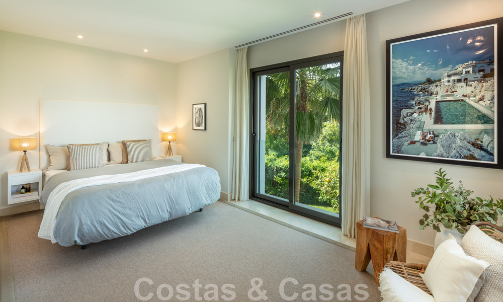 Superbe villa de luxe à vendre dans une architecture méditerranéenne moderne, avec vue sur la mer et dans un complexe de golf à Benahavis – Marbella 44165