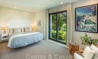 Superbe villa de luxe à vendre dans une architecture méditerranéenne moderne, avec vue sur la mer et dans un complexe de golf à Benahavis – Marbella 44165 