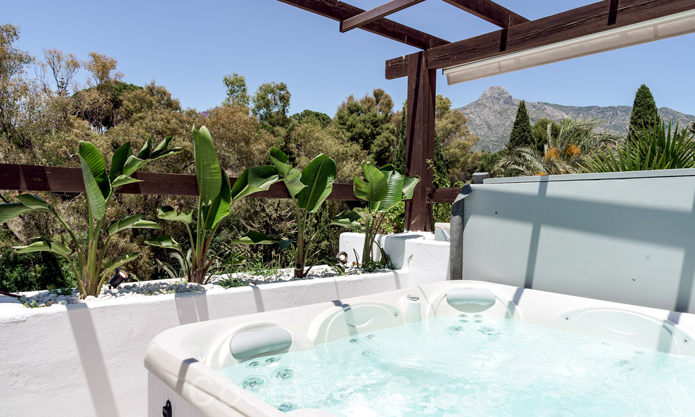 Penthouse de luxe entièrement rénové à vendre dans un style scandinave avec de grandes terrasses sur la Golden Mile de Marbella 44253