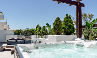 Penthouse de luxe entièrement rénové à vendre dans un style scandinave avec de grandes terrasses sur la Golden Mile de Marbella 44254 