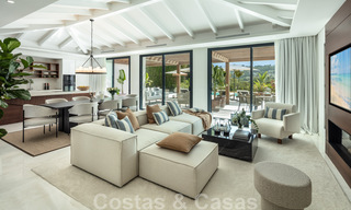 Villa andalouse contemporaine de luxe à vendre avec de nombreuses commodités de luxe, entourée de terrains de golf à Nueva Andalucia, Marbella 44362 