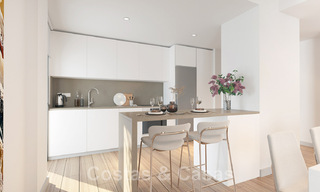 Appartements modernes de 2 ou 3 chambres à vendre dans un nouveau complexe avec vue sur la mer dans le centre d'Estepona 44295 