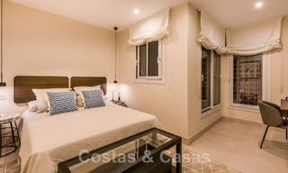 Spacieux et luxueux appartement à vendre dans un complexe sécurisé, en première ligne de plage, avec de belles vues sur la mer, sur le Golden Mile entre Marbella et Estepona 44042 