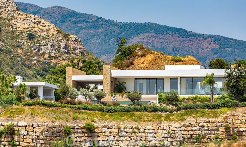 Phénoménale villa contemporaine de luxe à vendre, au bord du terrain de golf avec vue sur la mer dans un complexe de golf à Marbella - Benahavis 43974