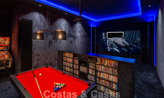 Phénoménale villa contemporaine de luxe à vendre, au bord du terrain de golf avec vue sur la mer dans un complexe de golf à Marbella - Benahavis 43987 