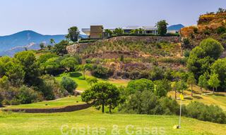 Phénoménale villa contemporaine de luxe à vendre, au bord du terrain de golf avec vue sur la mer dans un complexe de golf à Marbella - Benahavis 43992 