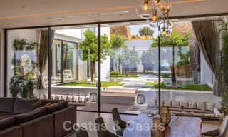 Phénoménale villa contemporaine de luxe à vendre, au bord du terrain de golf avec vue sur la mer dans un complexe de golf à Marbella - Benahavis 43994 
